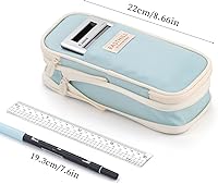 Vista 45 de EASTHILL - Estuche grande de lápices, bolígrafos para niñas adolescentes, Verde