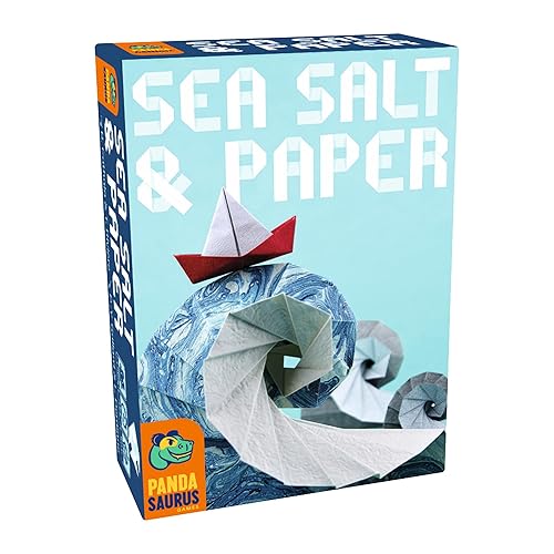 Pandasaurus Games Sea Salt and Paper Card Game - Ocean-Themed Strategy Game, Fast-Paced and Tactical, Fun Family Game for Kids and Adults, Ages 8+, 2-4 Players, 30-45 Minute Playtime