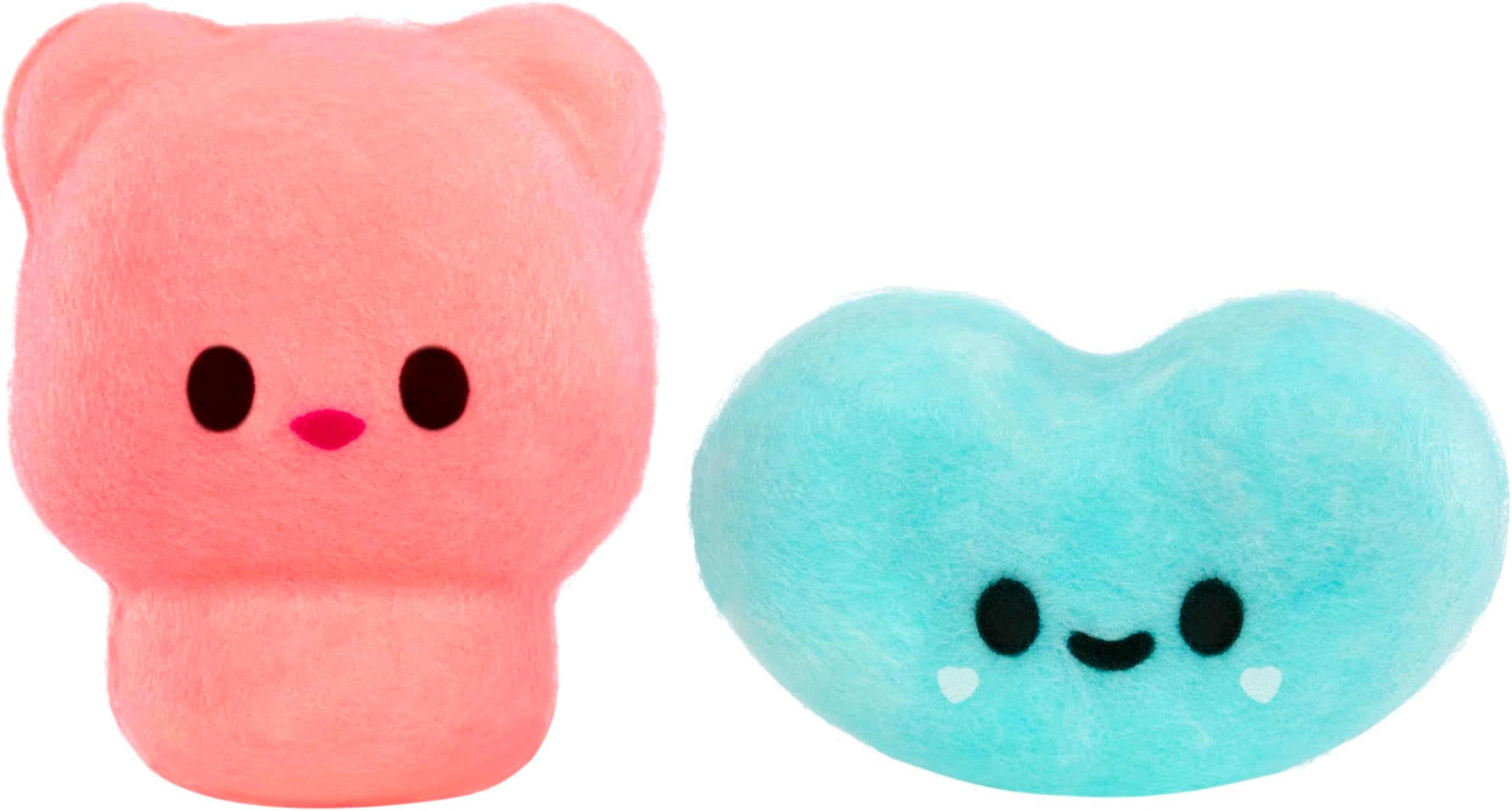 Fluffie Stuffiez Minis - Jelly Bean and Gummy Bears - Soft and Crushy Mini Collectibles - Unpack Surprise - DIY Tactile and Fidget Game - For Children Aged 4+