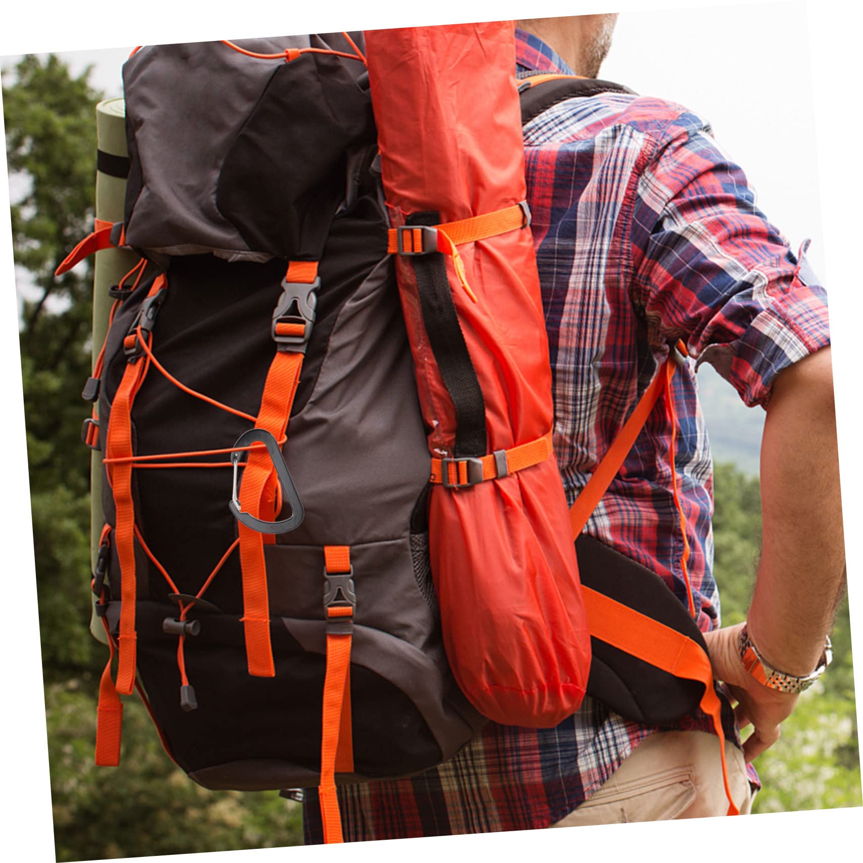 BESTonZON Moschettone Shaped Per Arrampicata Accessori Per Escursionismo E Ganci Resistente Per Attività Outdoor Per Attrezzatura Sportiva
