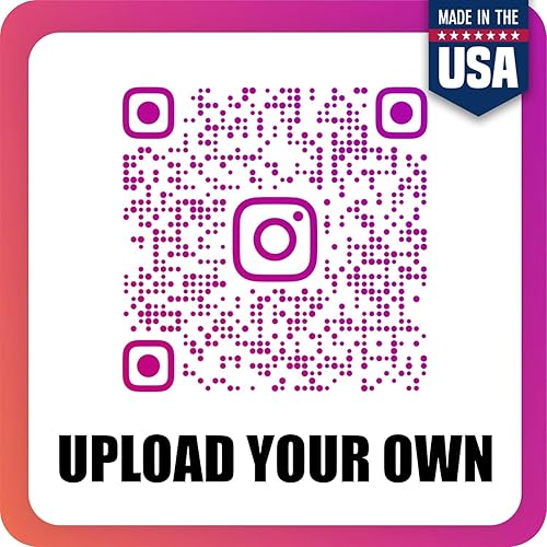 VulgrCo Diseña tus propias calcomanías personalizadas, nombre de texto, imagen, foto, código QR, fabricado en Estados Unidos