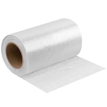 Fiberglass Cloth 30ft | 8" X 10 Yard 1708 Biaxial Fiberglass Cloth Mat Roll & Sheet, Heavy Duty Fiber Glass for Boat Repair, Molding, Roofing, Compatible with Epoxy & Polyester Repair