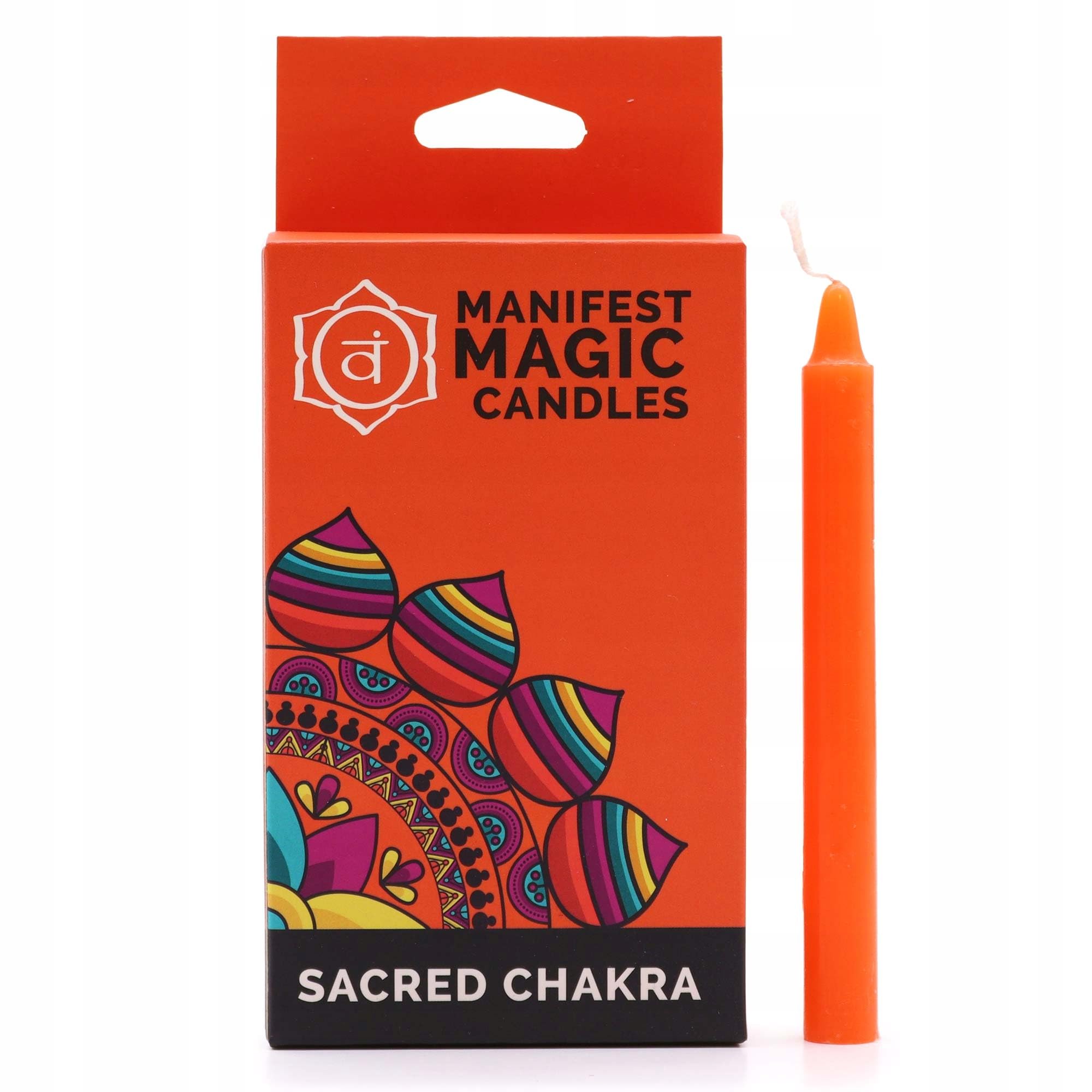 KDMD Manifest Magic Candles - 12 Pack - Orange - Sacred Chakra