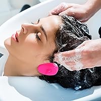 Vista 3 de 4 pares de fundas impermeables de silicona para los oídos, protectores de oídos resistentes al calor para tintes para el cabello y tratamientos