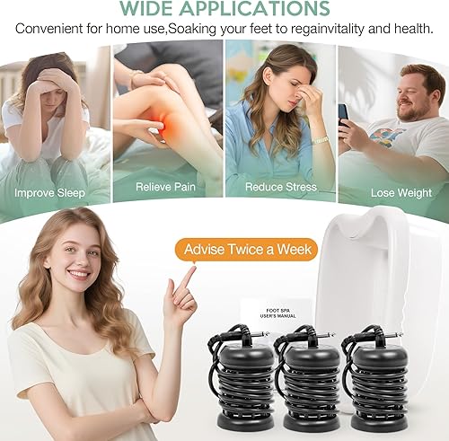 Miniatura 7 de Máquina de desintoxicación iónica para baño de pies, spa de desintoxicación de pies de iones para uso doméstico, salón de belleza, club de spa con