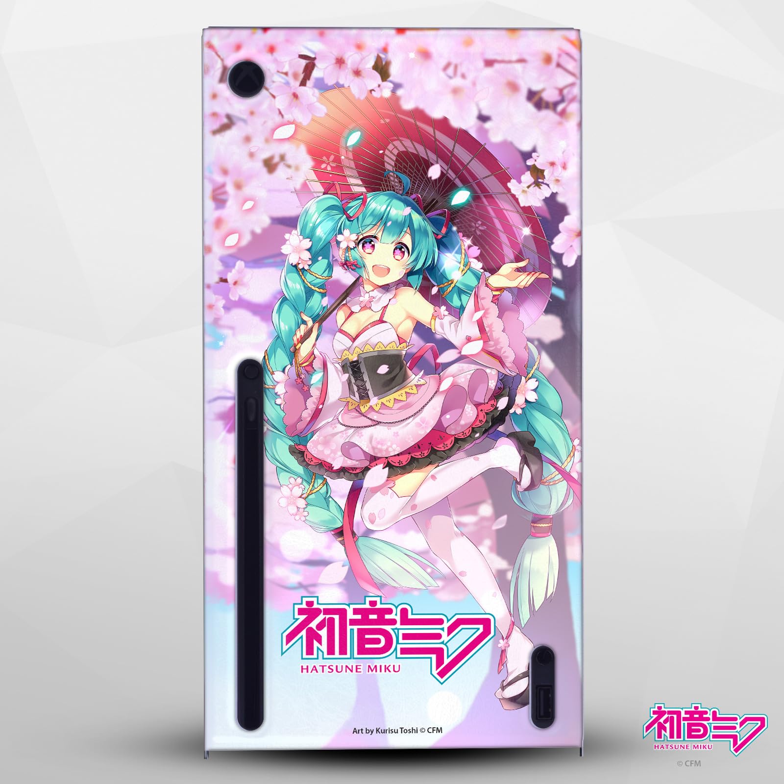 Head Case Designs Offizielle Hatsune Miku Sakura Grafiken Spielekonsolen Wickeln kompatibel mit Xbox Series X