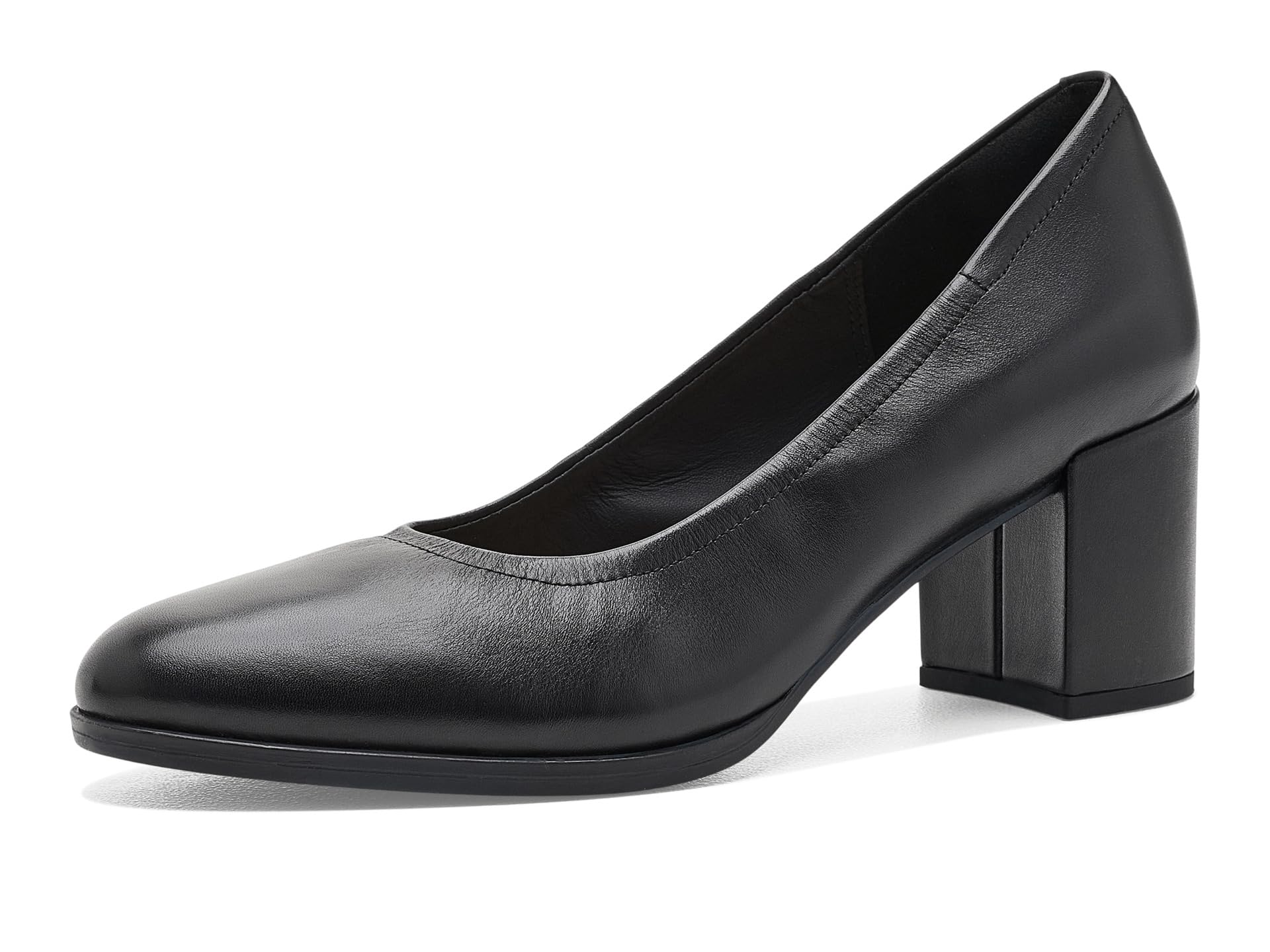 Clarks Freva55 Court Womens Black Leather, 7