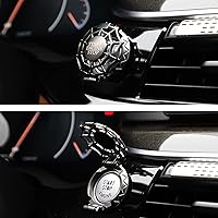 Vista 5 de TOMALL Cubierta Universal para Botón de Arranque de Coche y Motocicleta, Tapa de Botón de Arranque y Parada del Motor, Adorno de Protección