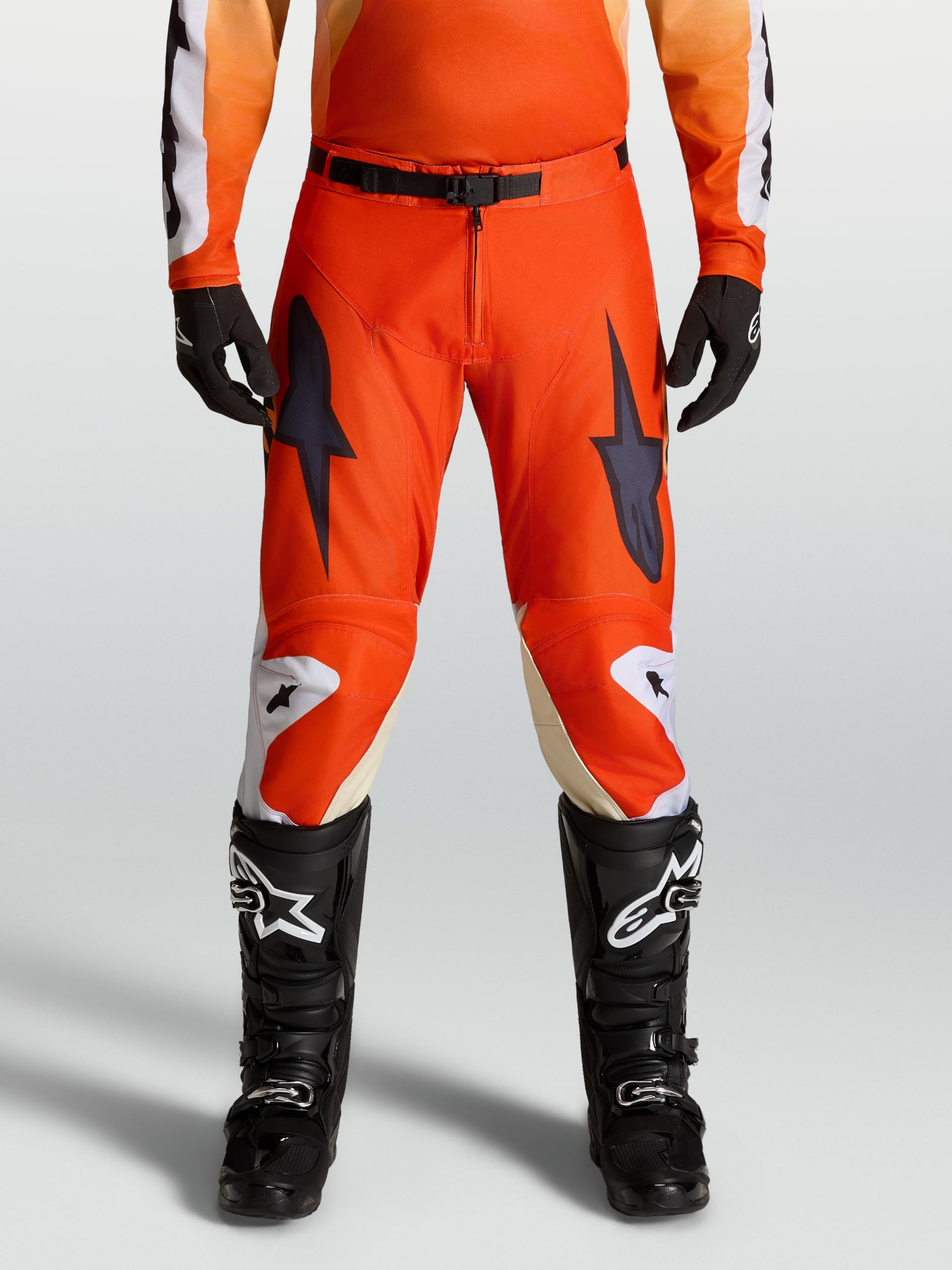 Alpinestars Racer Amber Spodnie motocrossowe, pomarańczowy/czarny, 36