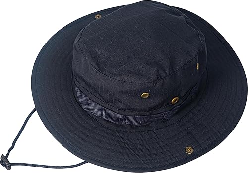 Sombreros de sol para hombres y mujeres, sombrero de pescador UPF 50+, sombrero Boonie plegable, protección UV, senderismo, playa, pesca, safari de