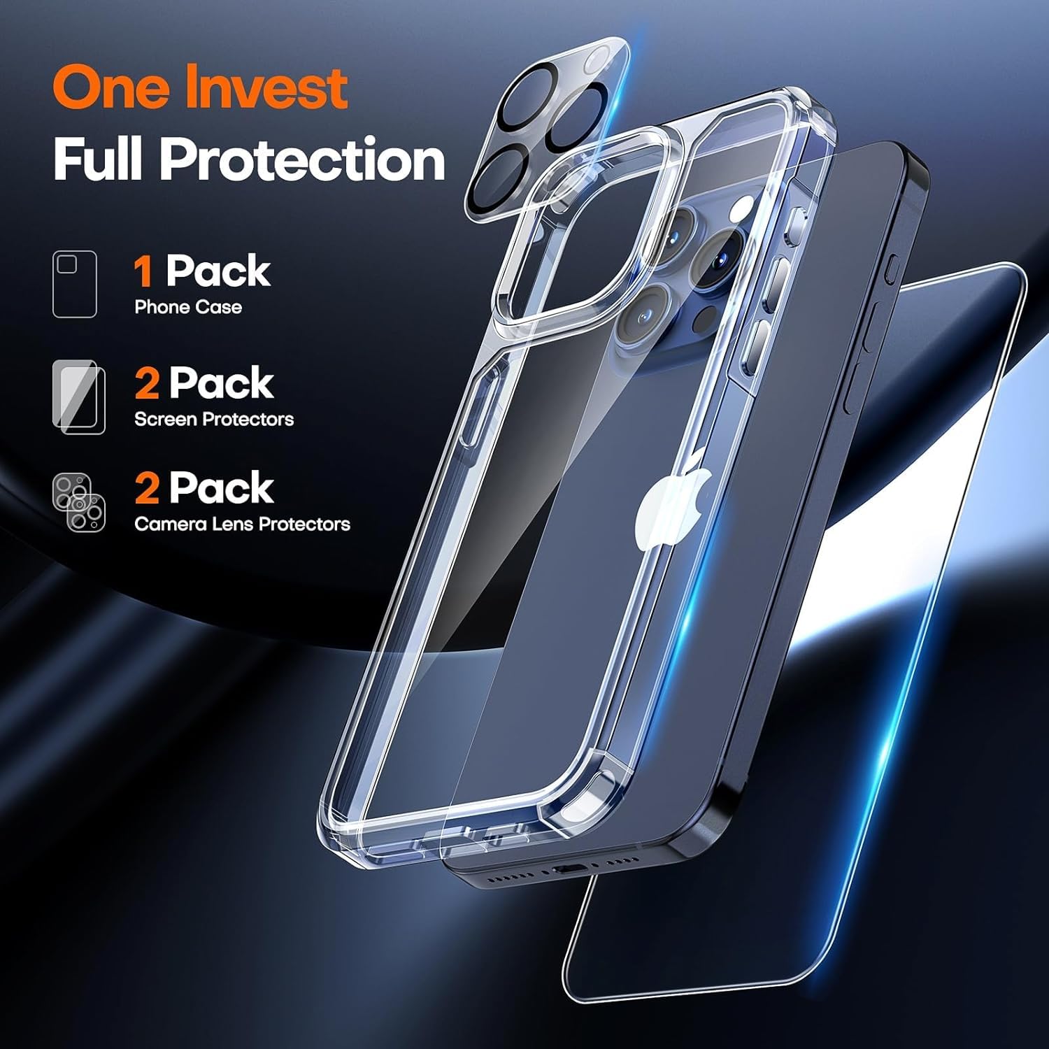 Shamo's Clear Case Compatible With IPhone 15 Pro Max - [ Non Yellowing ] Slim, Lightweight, And Durable Clear Acrylic Material For Enhanced Protection And Style - Compatible With Wireless Charging - View #5