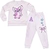 Disney Girls Lilo & Stitch Clothing Set - Stitch Sweatshirt Hoodies & Joggers - 2 Piece Outfit Set - Size 4-16