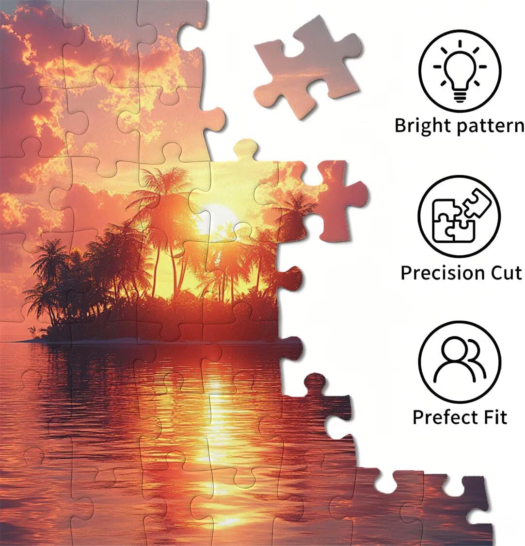 Puzzle dla dorosłych 2000, Island Sunset, 99x70cm, n-780