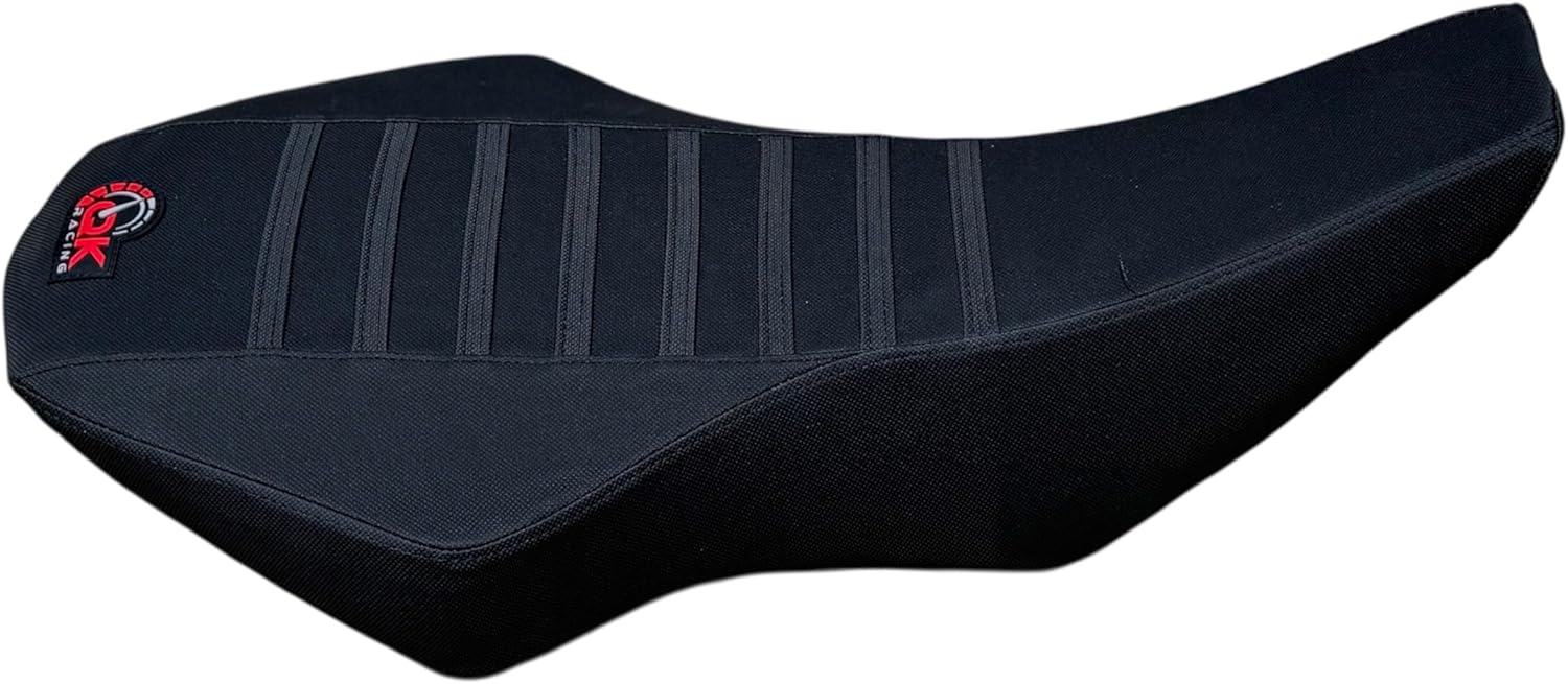 Premium Multi Grip Seat Cover - Compatible Fit for Suzuki LTR 450 Gripper Seat Cover 2006-2011 Black Ribs S24