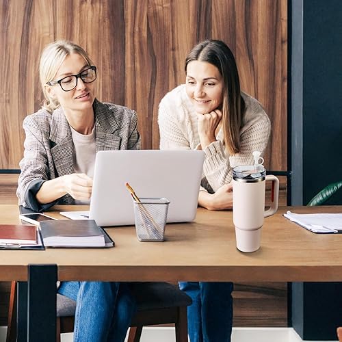 Miniatura 7 de Juego de 6 tapones de silicona a prueba de derrames para vaso Stanley Cup 2.0 de 40 oz30 onzas, a prueba de fugas, 2 juegos de cubiertas de pajilla,