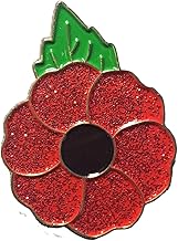 Red Flower Badges and Pins Battle Of The Somme Remembrance Day Brooch Flowers