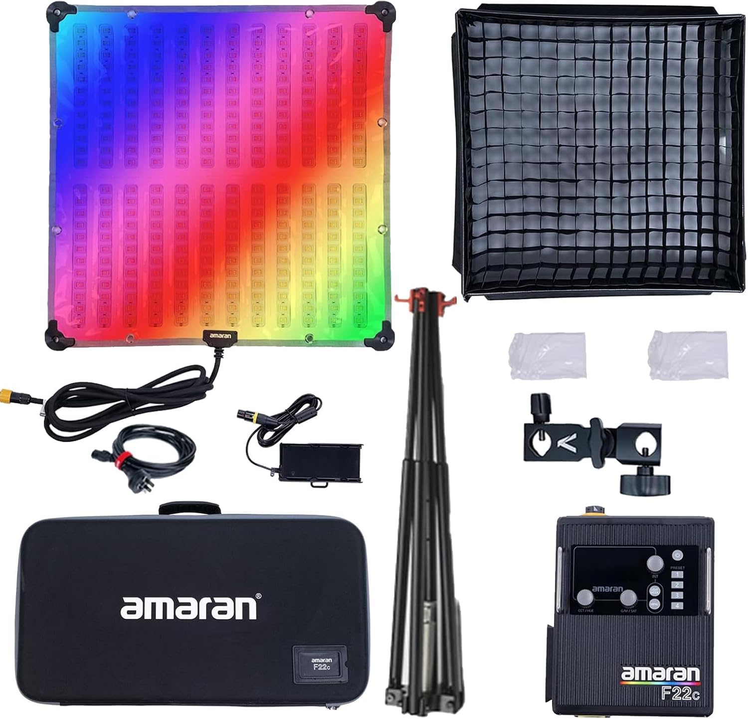 Amazon | Aputure Amaran F22C RGBWW撮影ライト200W 折り畳み式