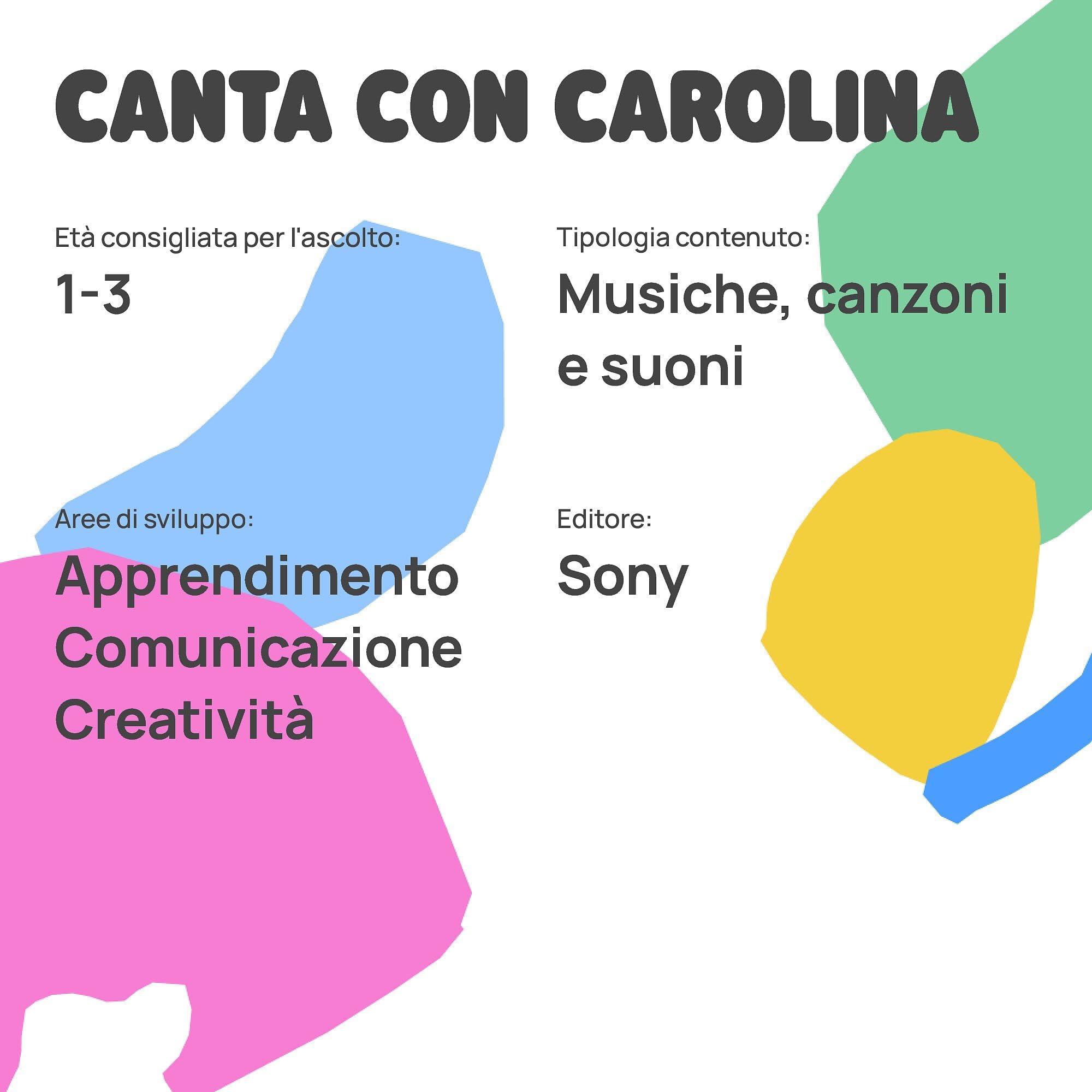 FABA Personaggio Sonoro Canta con Carolina – Gioco Educativo per Bambini 1+ Anni, Musiche e Canzoni, Versione Italiana