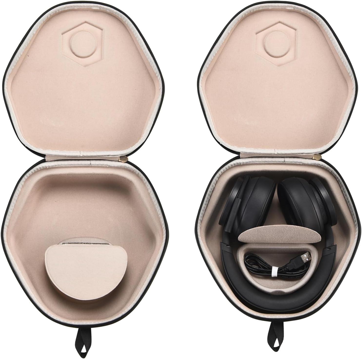 Travel Case for Xbox Wireless Gaming Headset,Hard Portable Carrying Cover Storage Bag Accessories for Xbox Series X/Series S/Xbox One 2024 Over Ear Headphones(Black) - Image 3