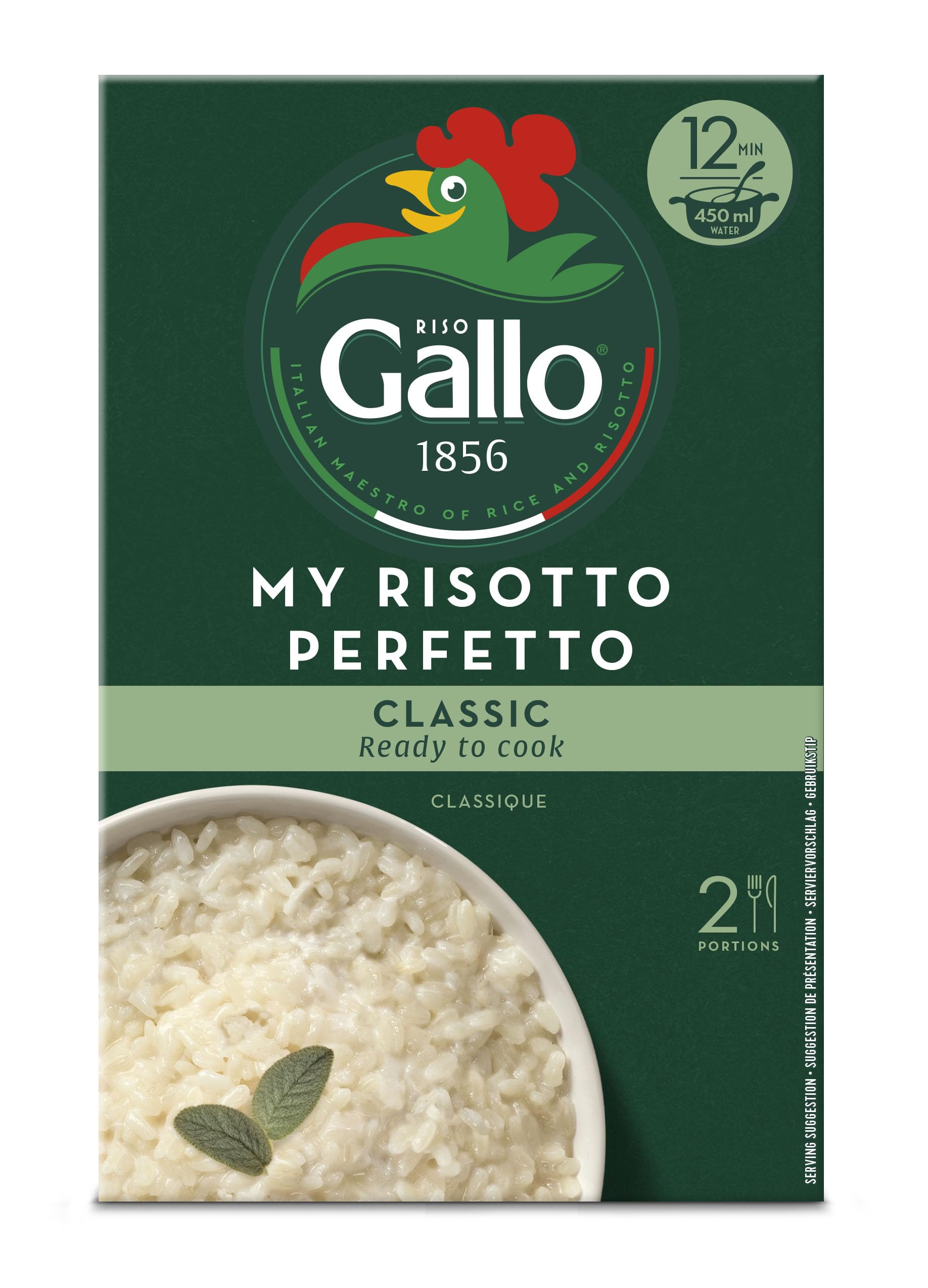 Riso Gallo My Risotto Perfetto Classic, 175 g (Pack of 6)