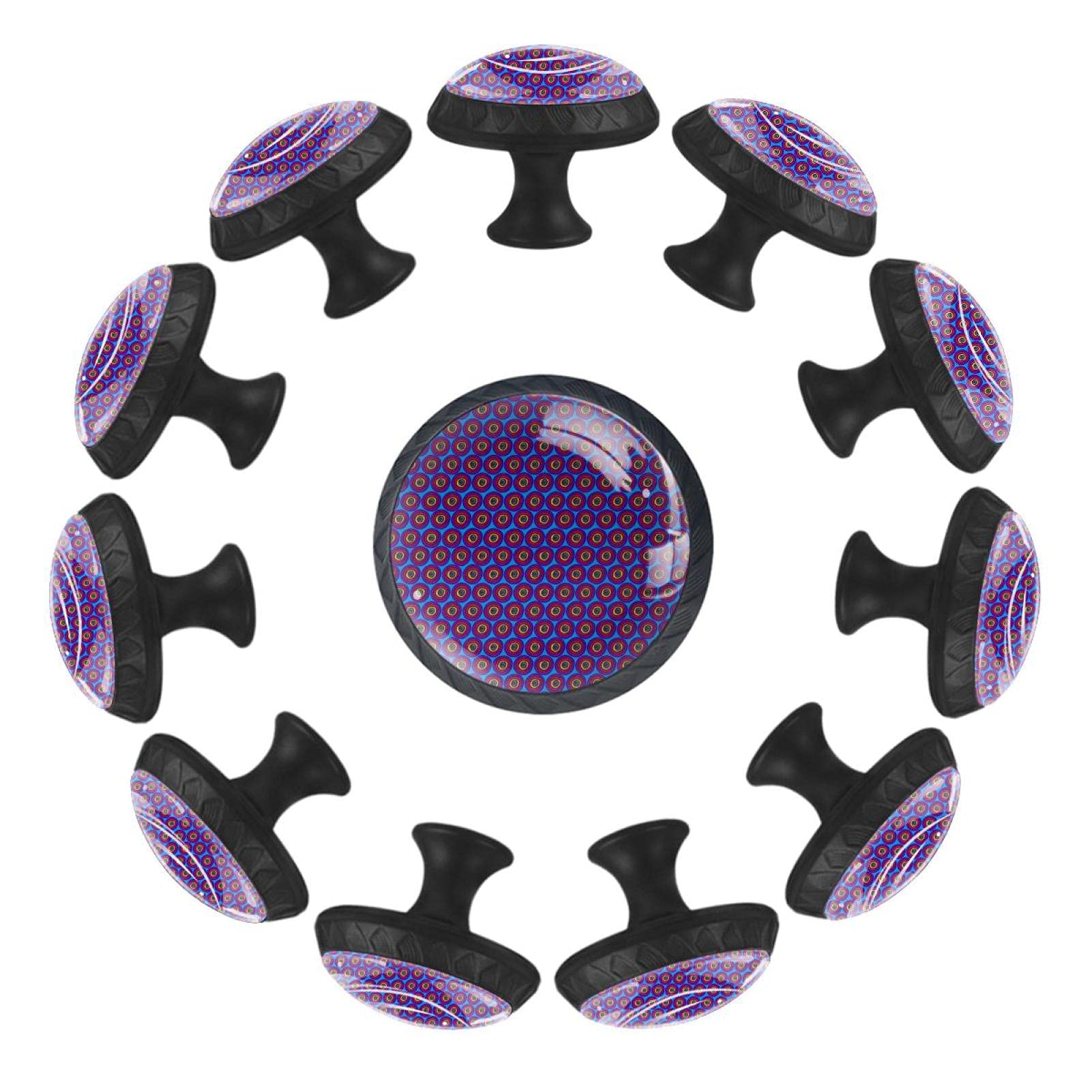 Boutons de tiroir de 35 mm violets pour relooker une commode