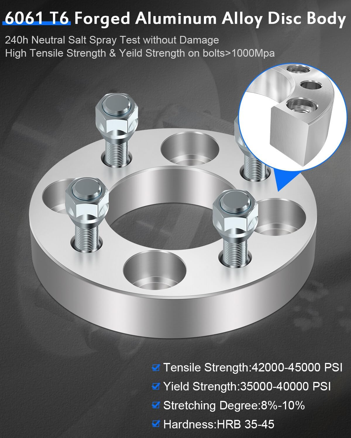 ECCPP 4PCS 1 inch Wheel Spacers 4 Lug 4x100mm to 4x100mm 12mmx1.5 67.1mm hub bore Fit for 1995-2005 for Dodge Neon |1991-2001 for Ford Escort |1980-2005 for Honda Civic