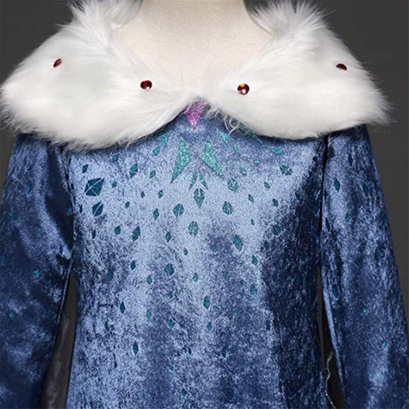 Miniatura 7 de Vestido de princesa para niñas traje de invierno para fiesta de cumpleaños disfraz para niñas Halloween carnaval fiesta cosplay