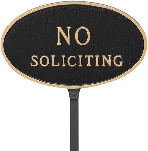 Miniatura 5 de Placa ovalada para pared o césped para casa o negocio - Aluminio con recubrimiento en polvo - Resistente a los rayos UV - Fácil de instalar