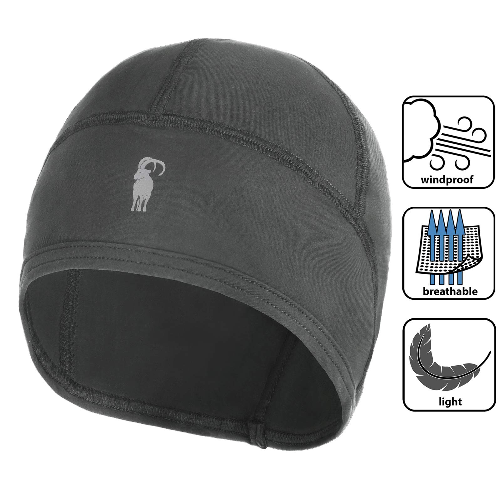 ALPIDEX Bonnet Velo Calotte Cyclisme Termique Velo Moto Skull Cap Couvre Oreilles Homme Femme