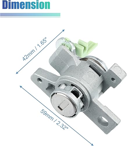 Miniatura 7 de X AUTOHAUX 1 juego de cilindros de cerradura de puerta con 2 llaves para Honda Odyssey 2005 2006 2007 2008 2009 2010 LH delantera izquierda lado