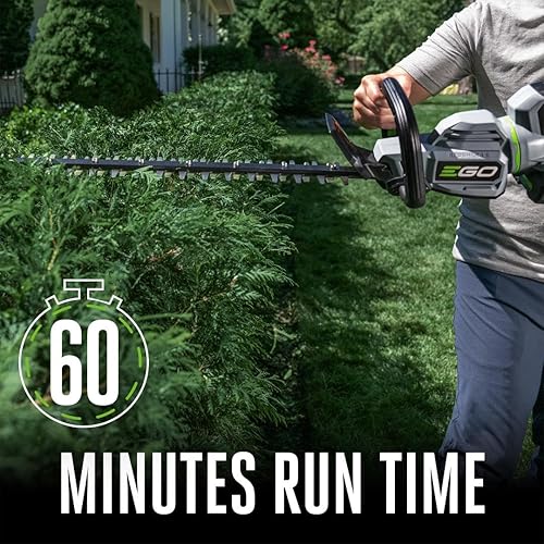 Miniatura 5 de EGO POWER+ Cortasetos HT2601 de 26 pulgadas con cuchillas de doble acción, batería de 2.5 Ah y cargador estándar incluido