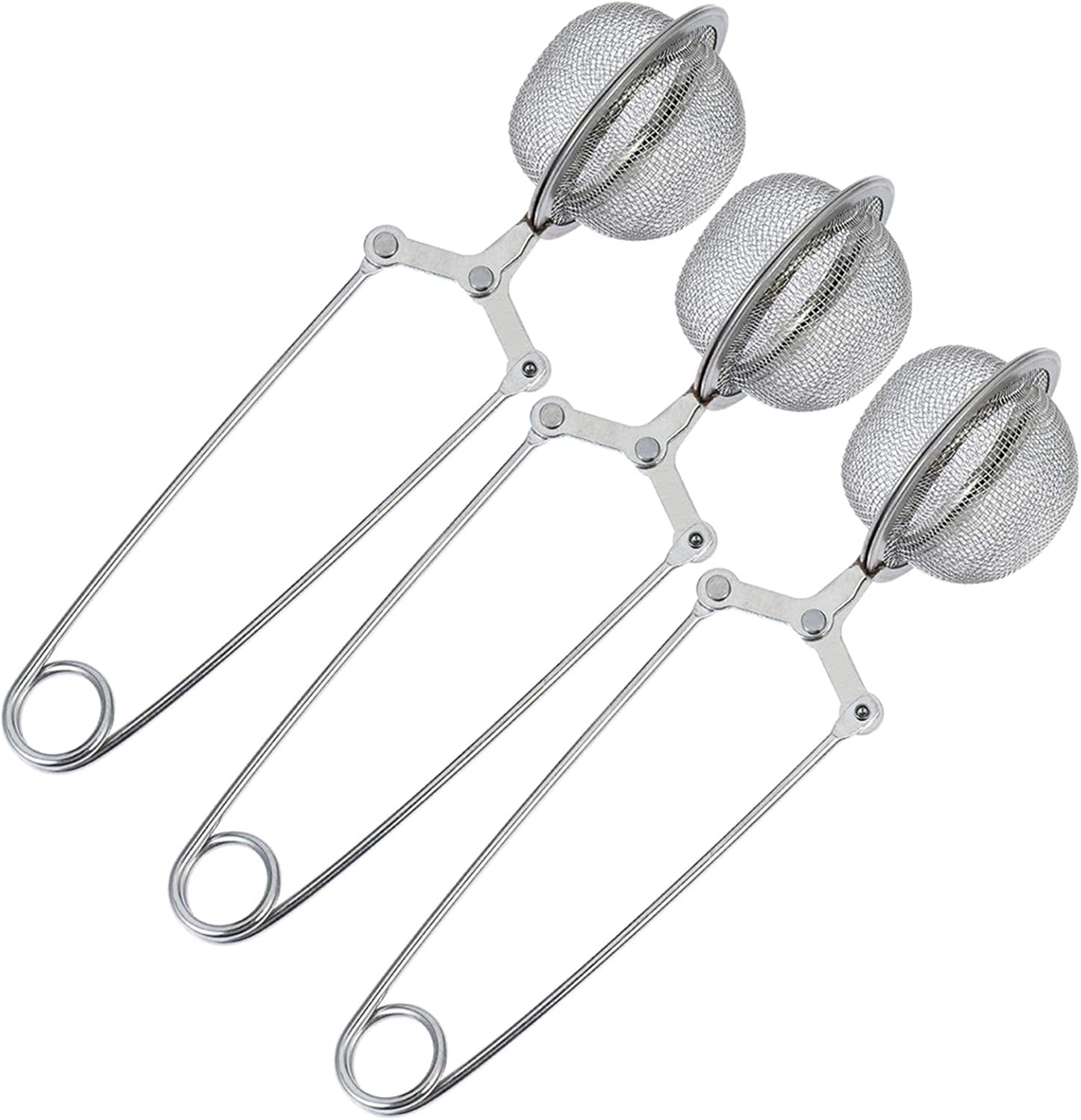 Opopark 3 Pieces Mesh Tea Infuser Premium Tea Filter Interval Diffuser