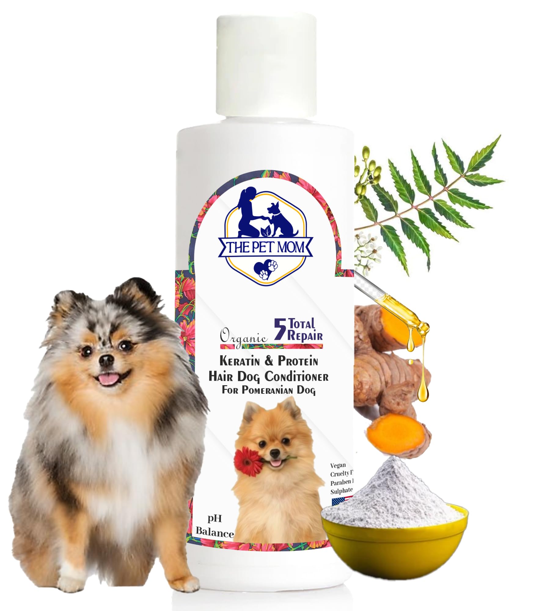 The Pet Mom Organic Keratin & Protein Hair Dog Conditioner for Pomeranian Dog | Deep Conditioning, Control in Dryness, Hair Fall & Split Ends | Soft, Silky & Shine Dog Hair - All Dog Breed – 200ml (B0CNKPSNVF) Amazon Price History, Amazon Price Tracker