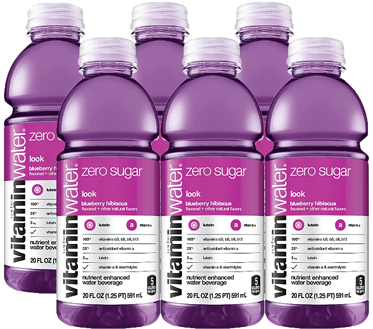 Vitamin Water Zero Look, agua embotellada mejorada con