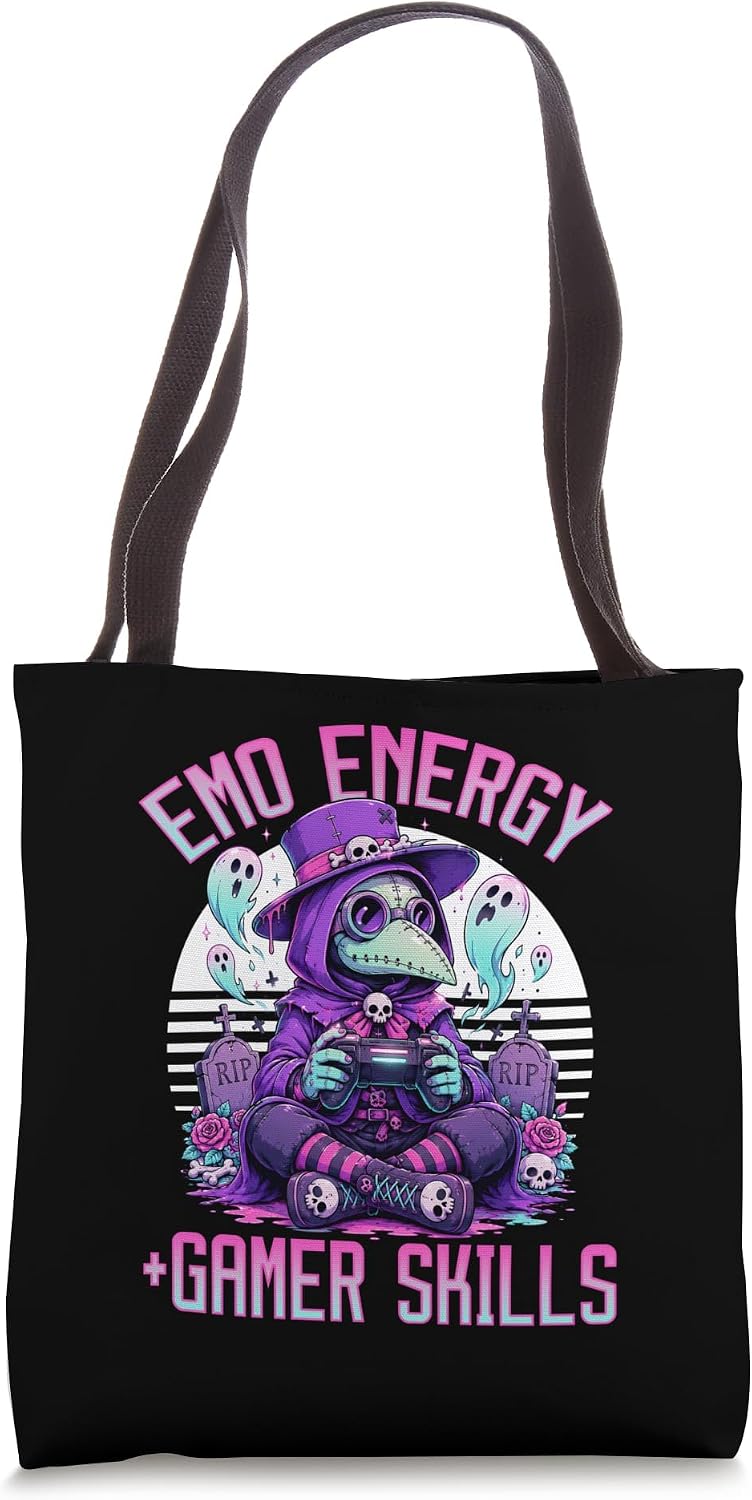 Pastel Goth Soft Goth Gaming Gamer Tote Bag