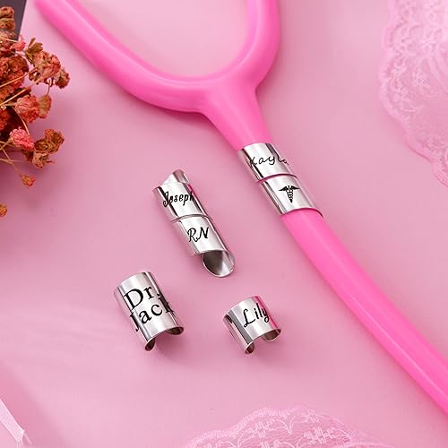Miniatura 2 de Etiqueta de nombre personalizada para estetoscopio, accesorios de identificación de estetoscopio, regalos de enfermera para médico veterinario