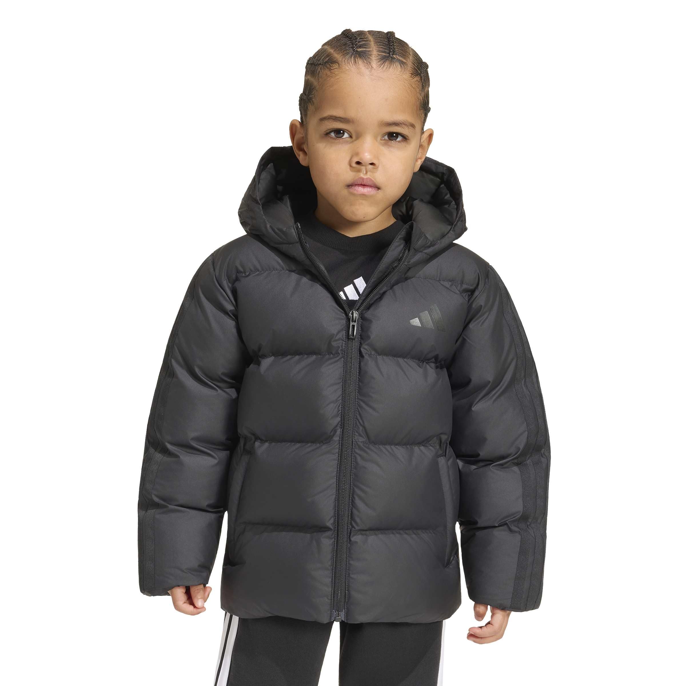 adidas Unisex Kinder 3 Stripes Synthetic Down Jacke