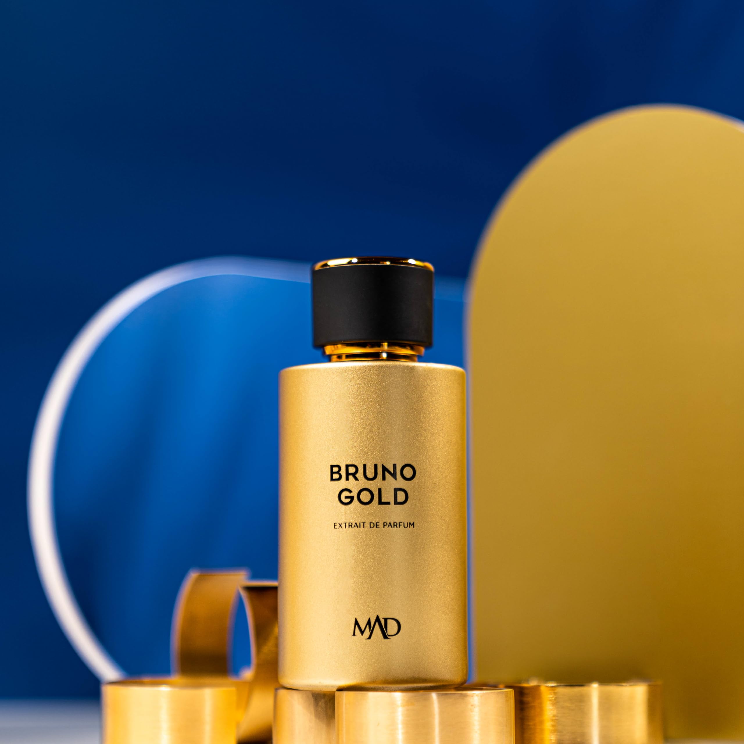 MAD Bruno Gold Unisex Extrait de Parfum 100 ml – Apfel,Pfirsich&Sandelholz | Chypre & Fruchtig