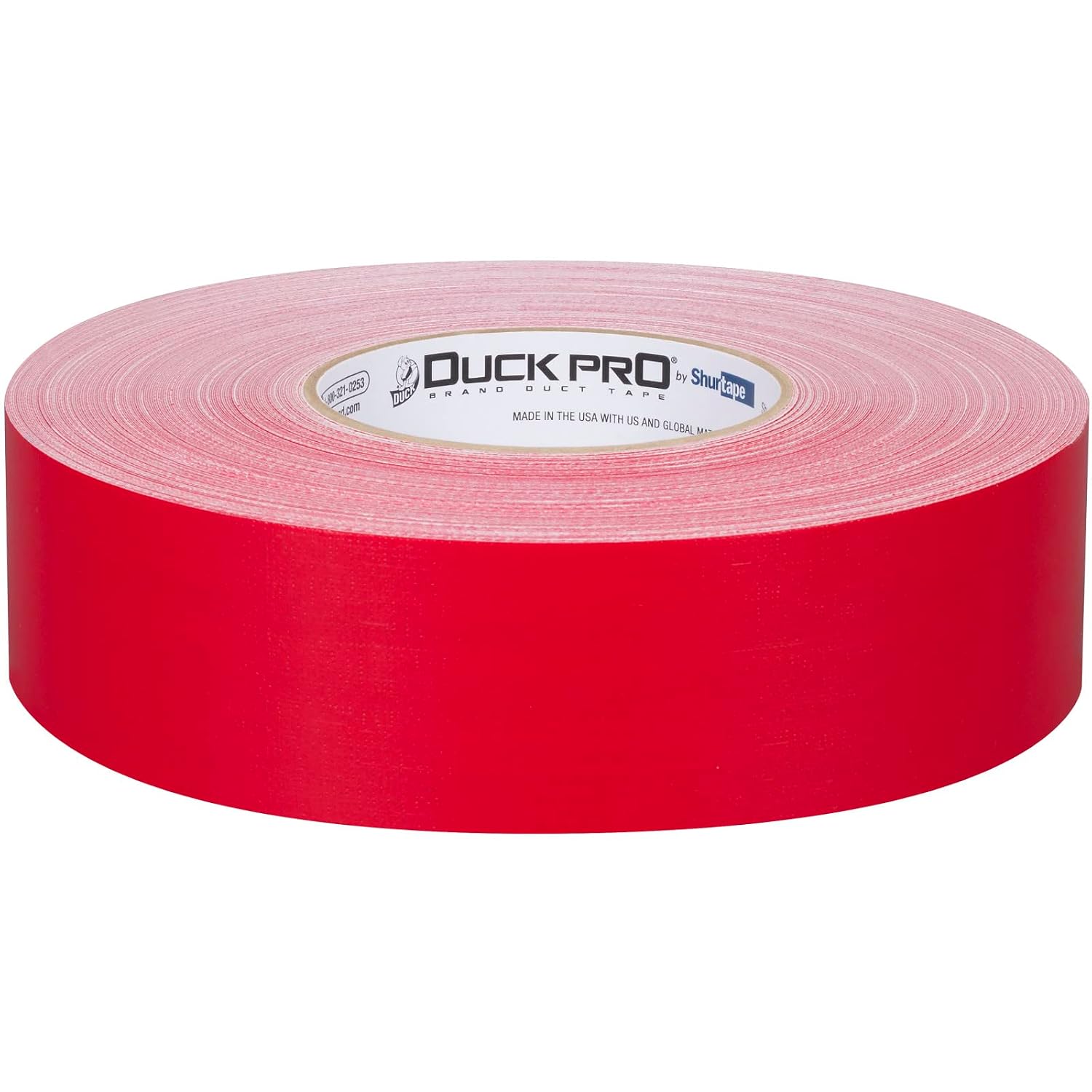 Shurtape Duck Pro Professional Grade, Heavy Duty, Co-Extruded Cloth Duct Tape for RV, Motorsports and Housing Assembly, 48mm x 60yd, 14.5 mil, Black, 1 Count (105486)