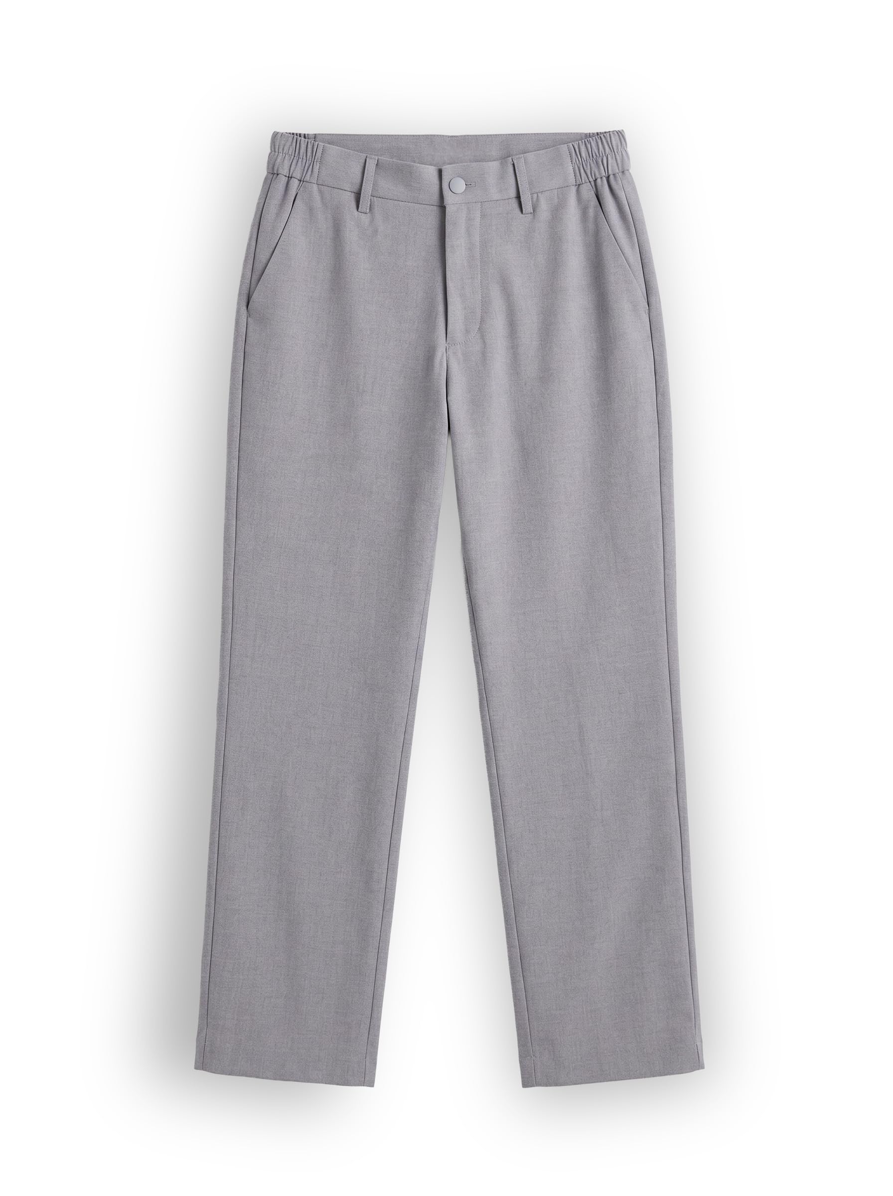 WROGN Men's Trousers | Solid | Straight Fit in neutral
