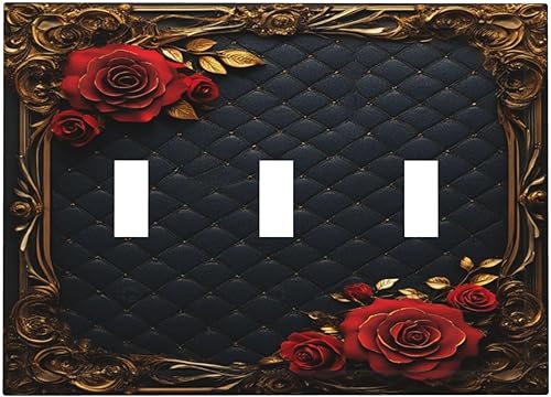 Miniatura 41 de Cubiertas Decorativas para Tomacorrientes Boho Floral Beige Flor y Hoja Botánico 1 Gang Interruptor de Luz Dúplex Placa Cubierta Placas de Boho