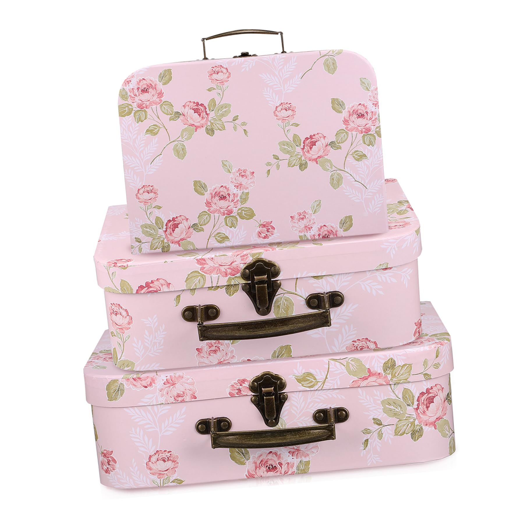 Rangement carton motif floral VALICLUD pour organiser le désordre de la maison
