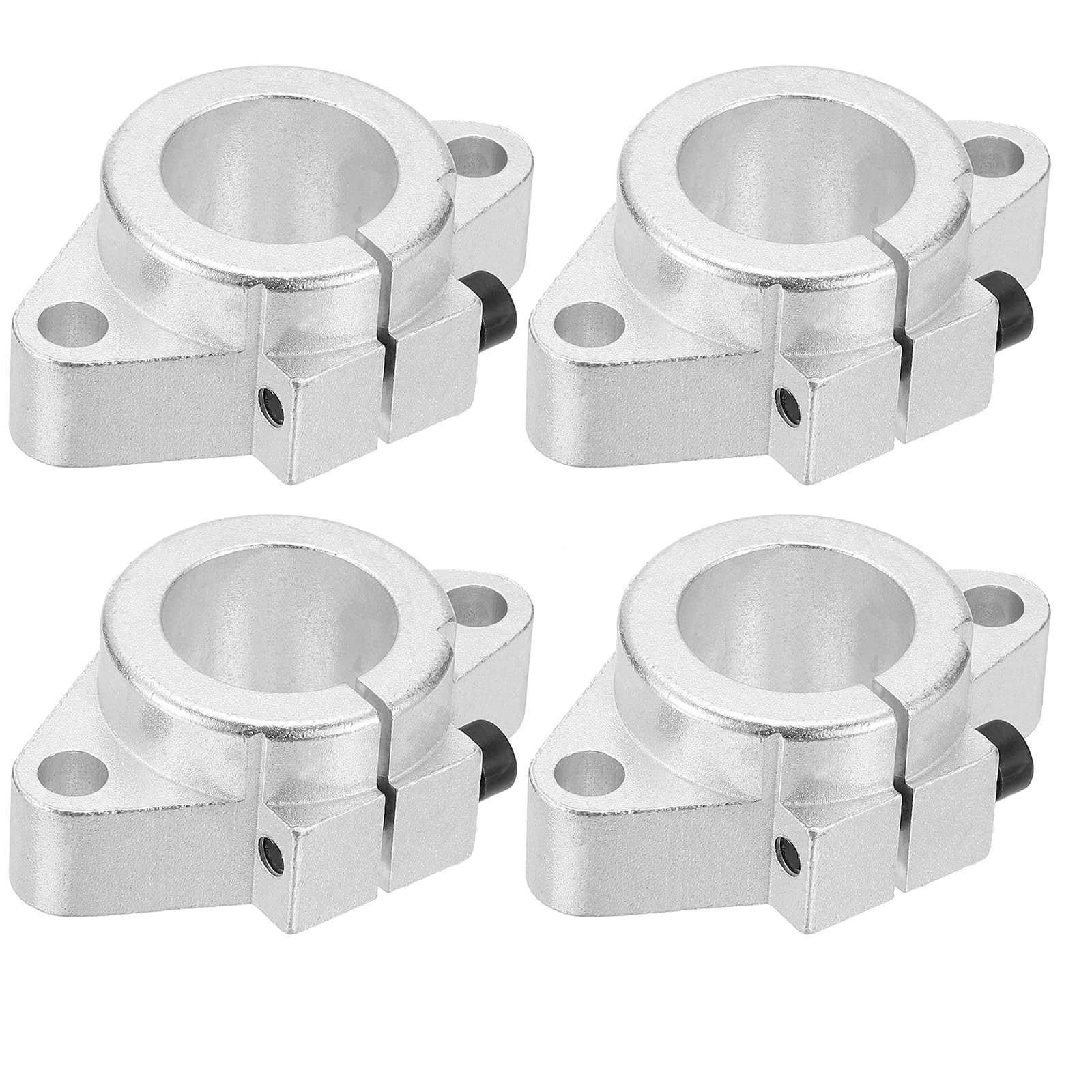PATIKIL Support de Guidage à Serrage Linéaire en Aluminium Shf30, 4 Pièces pour Arbre de 30 mm de Diamètre