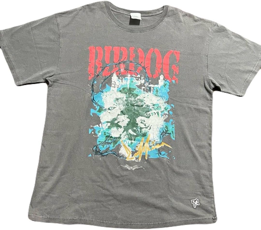 Birdog コムドット200万人記念Tシャツ バンt コムドット バンドT 200