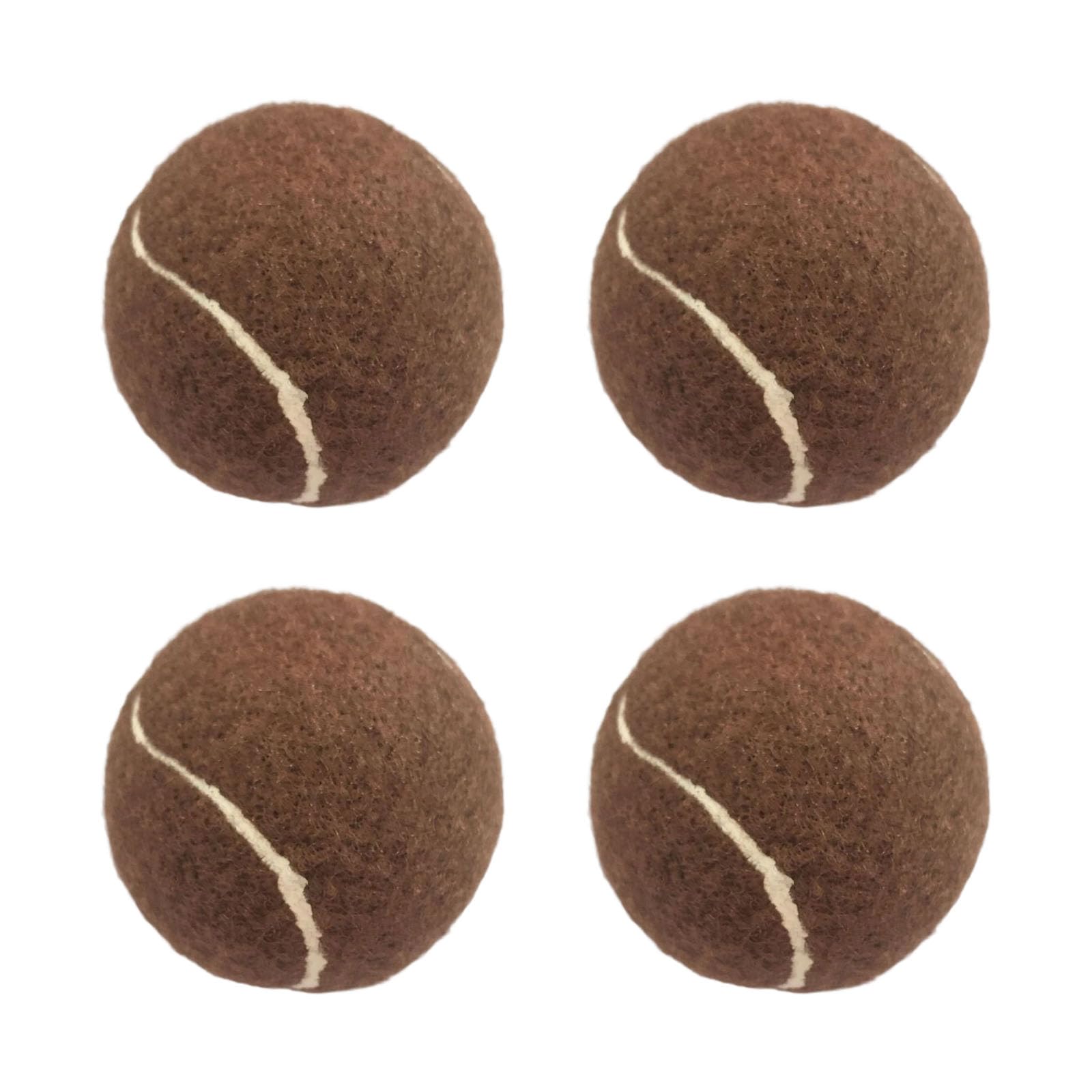 4pcs Tennis Ball Soft Felt Furniture Leg Cover Pad Chair Leg Protectors Furniture Pad Soft Cap for Hardwood Floor Chair Protectors