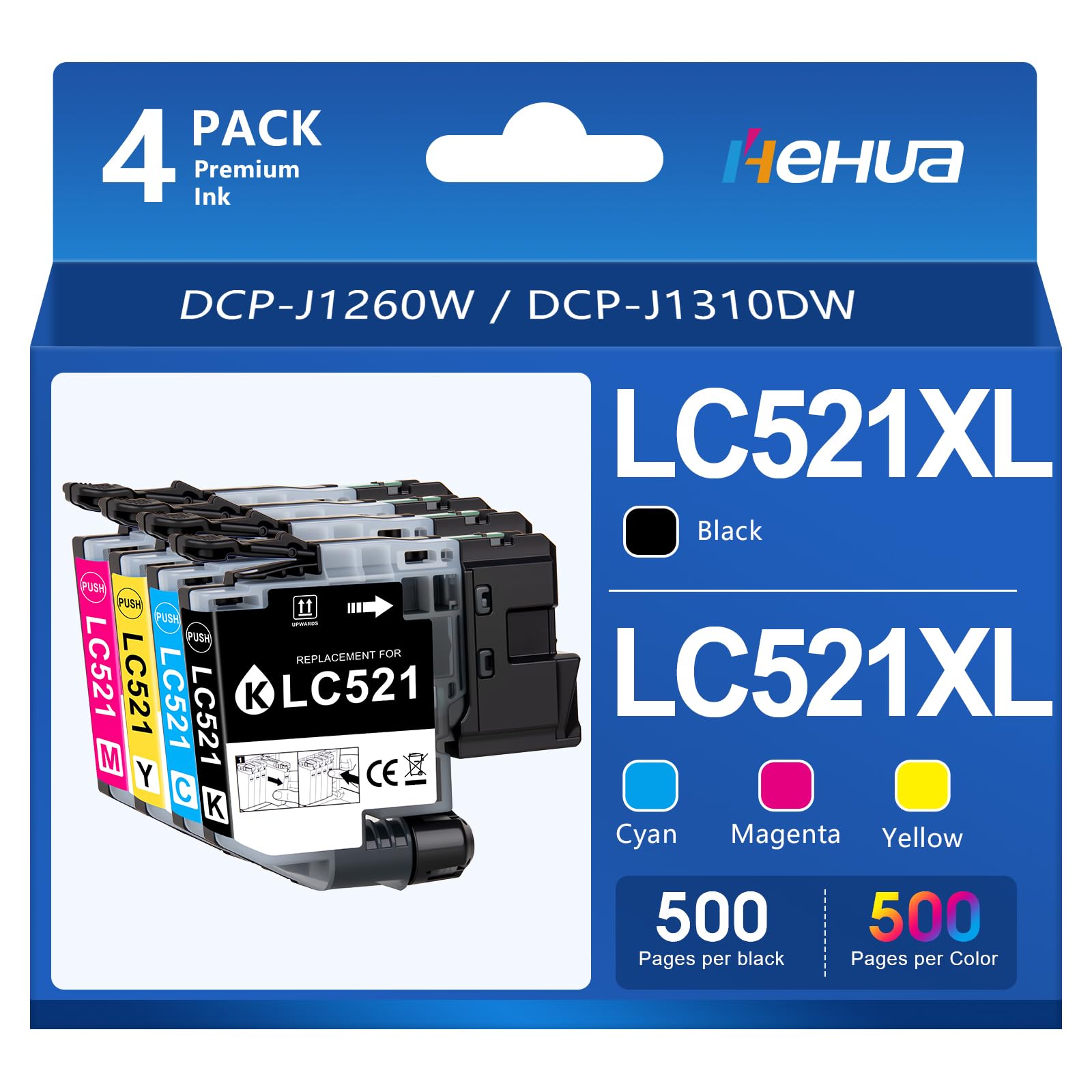 hehua LC521XL LC521 XL Druckerpatronen