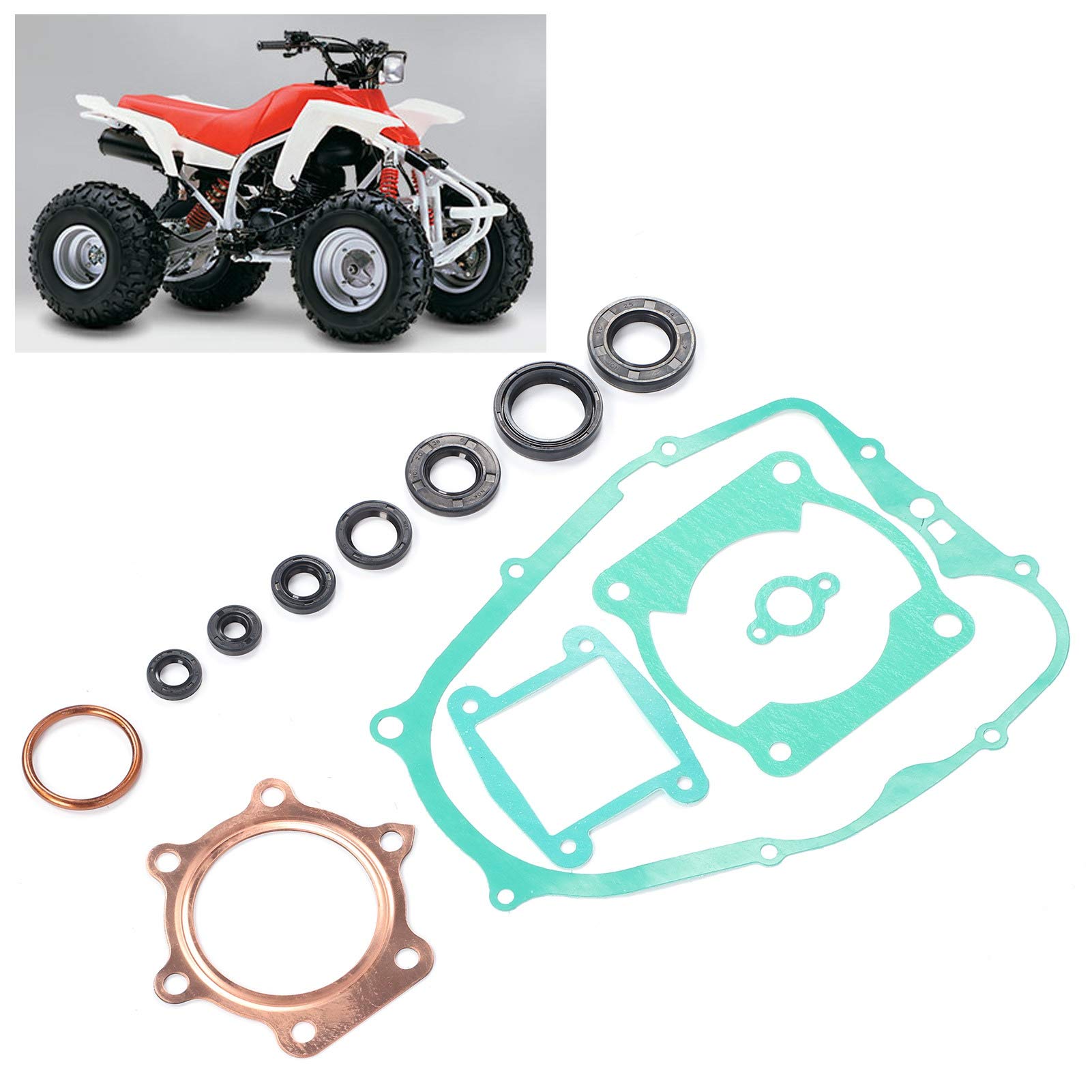 Juego completo de juntas de motor con sellos de aceite para Blaster 200 YFS200 1988-2006