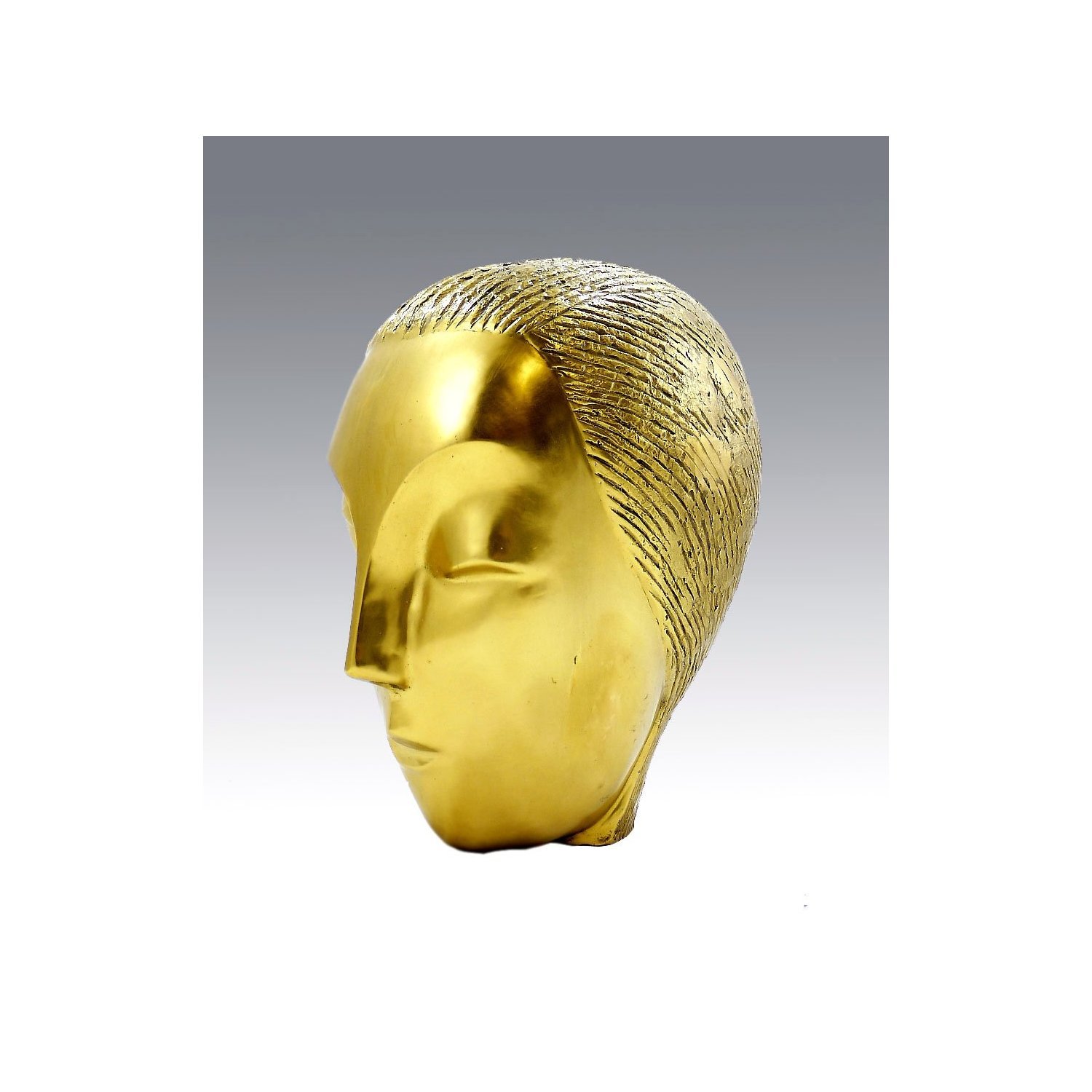 Ekershop moderne-motif : muse muse (endormi-constantin brâncusi signée) - sculpture en bronze - Bronze - or
