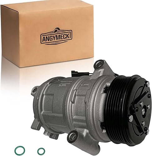 Compresor de aire acondicionado A/C con embrague compatible con Ford Edge 2007-2014 para Lincoln MKX 2007-2015 para Mazda CX-9 2007-2015 158320