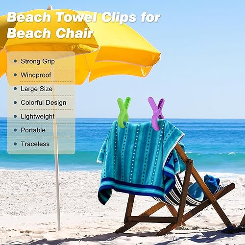 Miniatura 3 de Pinzas de madera de 3.3 pulgadas, 60 piezas, pinzas de madera resistentes para colgar ropa, fotos, manualidades, al aire libre